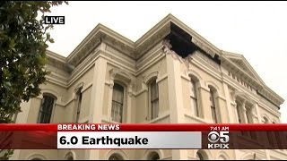 South Napa Quake: Extensive Damage Seen In Downtown Napa