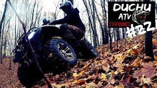 Quad przeprawowy Yamaha Grizzly Nauka jazdy quadem Jak balansować ciałem Jazda na trawersach ATV 4x4