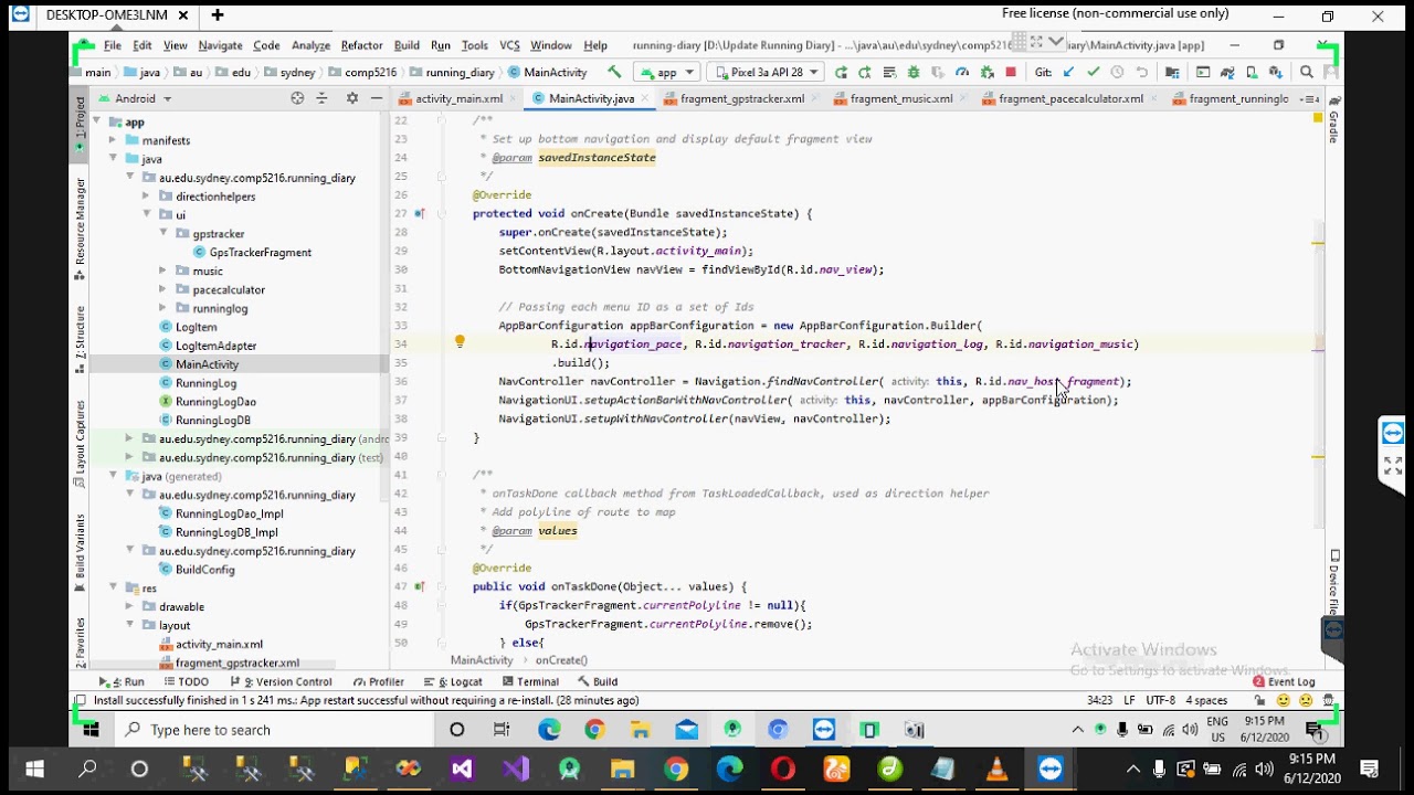 6-Running Diary App Final Project Code Video - YouTube