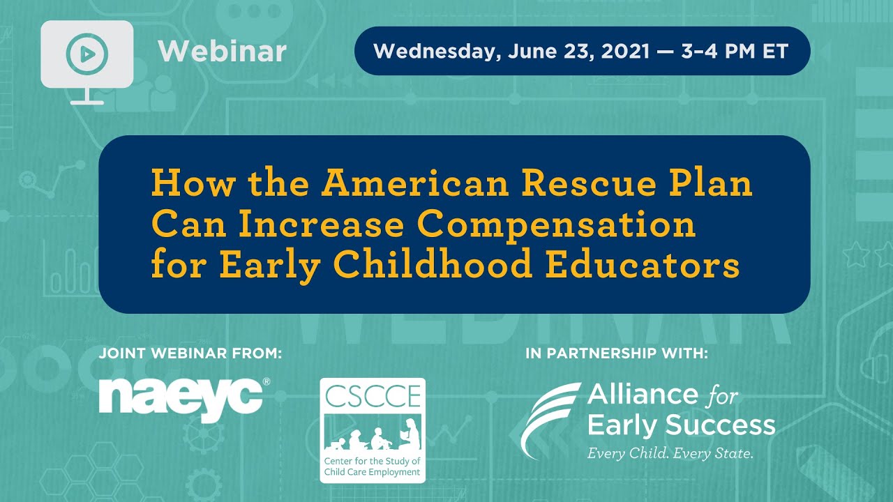 How the American Rescue Plan Can Increase Compensation for Early ...