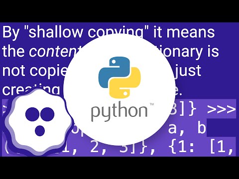 Understanding dict.copy() - shallow or deep?