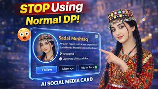 New Trending 3D Profile Picture | AI Social Media Card Tutorial screenshot 3