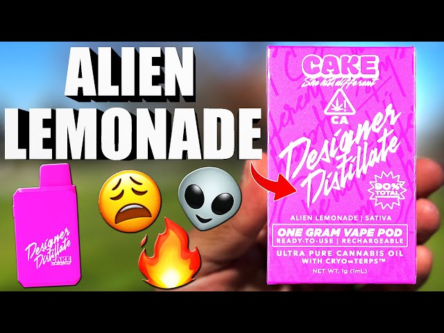 This ALIEN LEMONADE had me in SPACE! | Cake Designer Distillate Alien  Lemonade Review! - YouTube