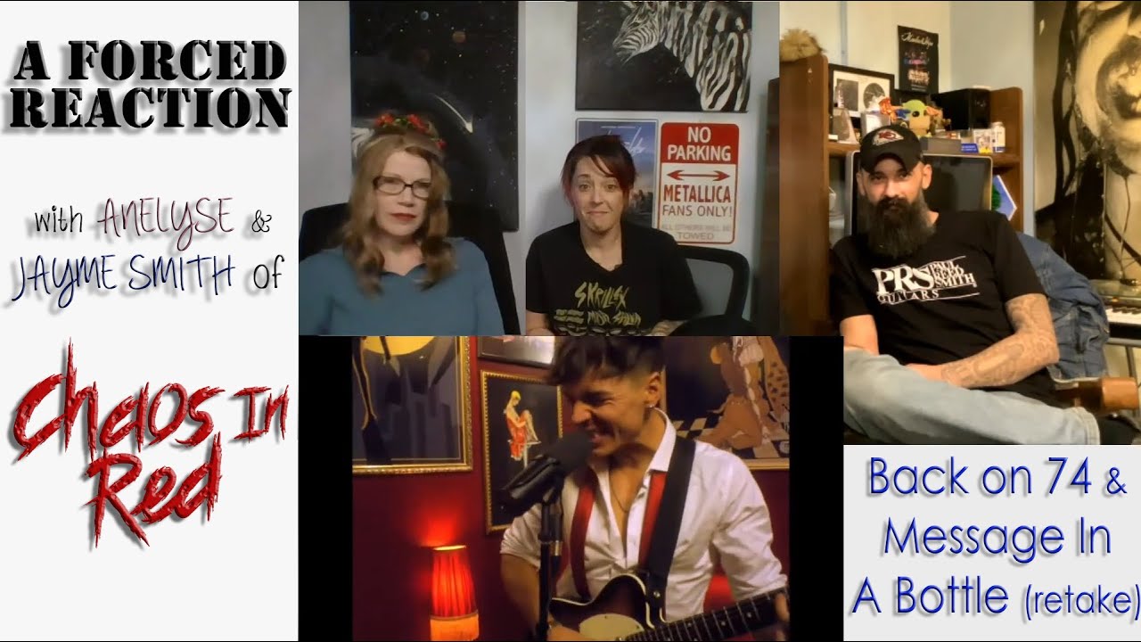 Реакция музыкантов на песню Ren - Back on 74/Message in a Bottle (запись живого выступления).