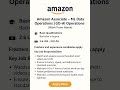 Amazon Associate – ML Data Operations | GO-AI Operations (Work From Home) 2.6-3.0 LPA Home)#amazon