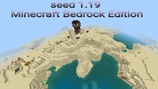 Seed Com 4 Vila,4 Templo Do Deserto,2 Stronghold E 1 Torre Pillager Minecraft Bedrock 1.19.2.02