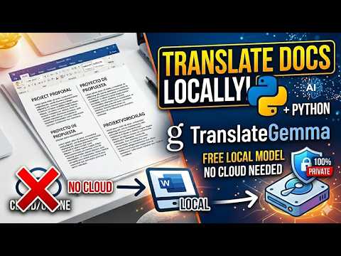 Translate Documents Locally with TranslateGemma, ollama & Python - YouTube