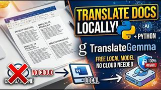 Translate Documents Locally with TranslateGemma, ollama  & Python