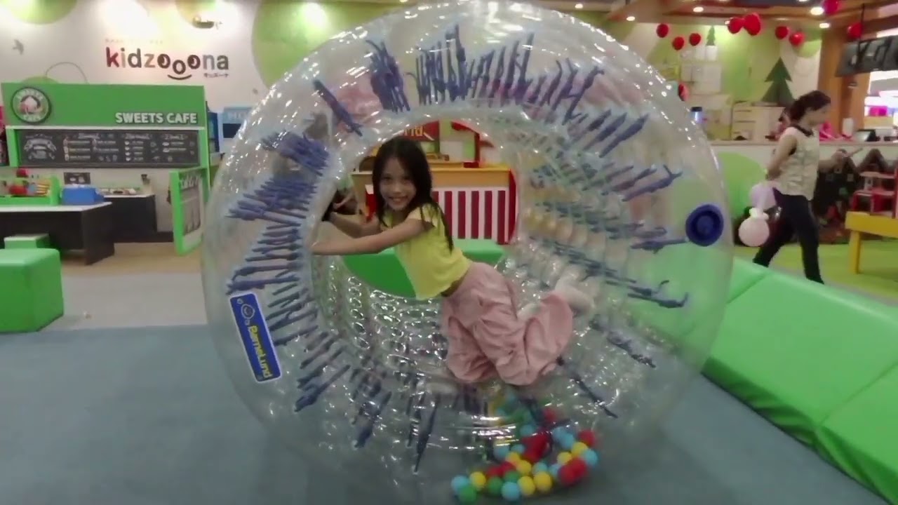 Try the inflatable pool wheel roller at Kidzoona