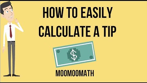 Calculating a 15 percent tip without a calculator