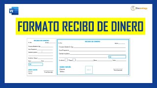 FORMATO RECIBO DE DINERO EN WORD FORMATO RECIBO DE DINERO EN WORD