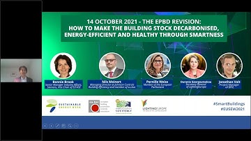 Webinar: EPBD - Making the building stock decarbonised, energy efficient & healthy through smartness
