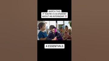 4 Skills You must MASTER to get a software engineering internship