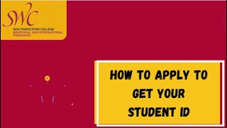 Steps on how to get your Southwestern College student ID number!