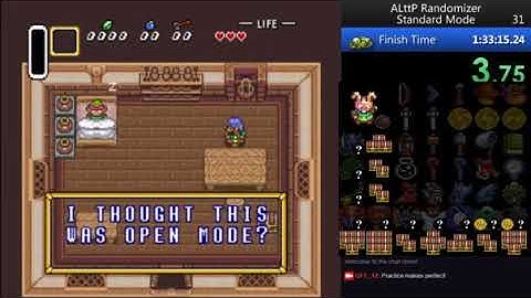 ALttP Randomizer - Standard Race on SRL