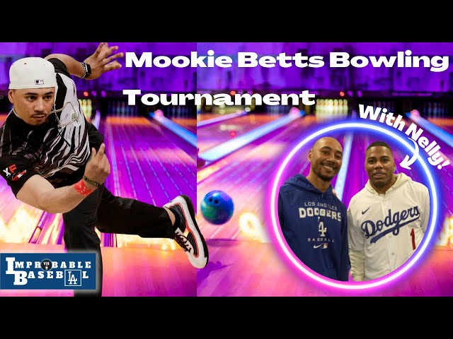 Mookie Betts hosts Bowling Tournament 🎳 with close friend rapper