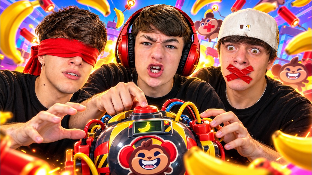 CIEGO, SORDO y MUDO vs UNA BOMBA | BOMBANANA #1