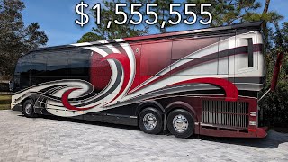 Super Clean Prevost Millennium Coach Quad Slide for sale $1,555,555!!!