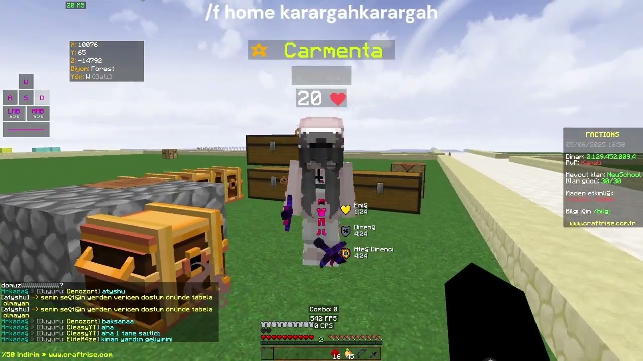 karargahlar infoyla satilir qwe - Craftrise Factions