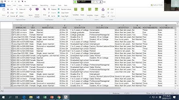 Big Data Analysis and Applications using STATISTICA - Dr. Cheyu HUNG (Part 4)