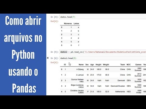 Como abrir arquivos no Python usando Pandas (Python para machine learning - Aula 11)
