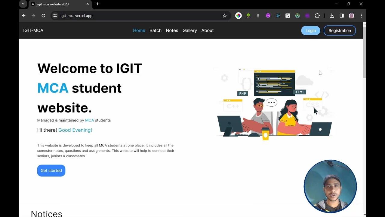I have built this MERN stack project by myself : Alumni Management Web Application.