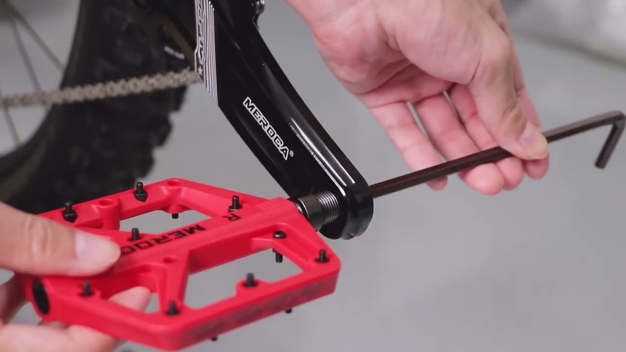HOW TO INSTALL MEROCA NYLON PEDALS