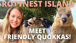 BEST Day Trip from Perth: Cycling around Rottnest Island & meeting Quokkas in Western Australia!