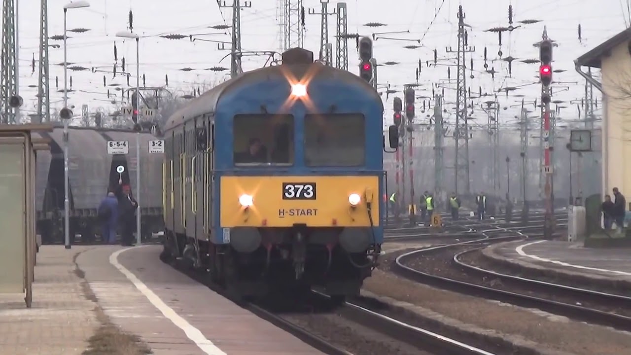 Budapest Ferencváros: regional train from Kelebia, EuroCity Avala from Wien Westbf. to Belgrade