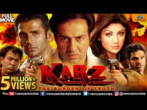 Karz Full Hindi Movie | Hindi Movie | Sunny Deol | Sunil Shetty | Shilpa Shetty | Hindi Action Movie