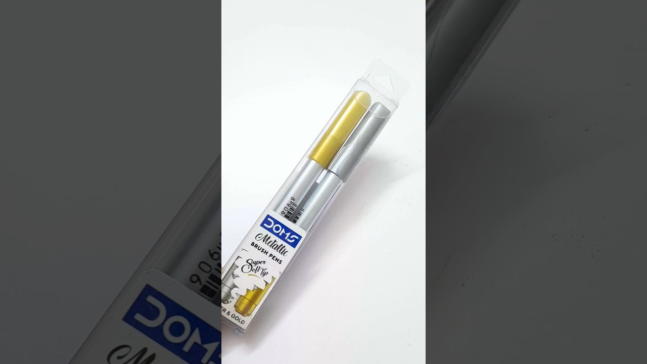 Doms metallic brush pen 