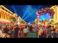  live crowded saturday night at disneyland pixar fest 2024 fireworks world of color  rides
