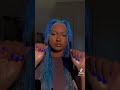 How i style my blue hair everyday using dyson airwrap