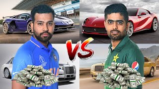 Babar Azam vs Rohit Sharma Full Comparison | Cars Collection | Total Networth | 2023