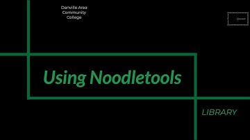 Using Noodletools
