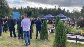Funeral for Wagner Group logistics chief held in St Petersburg
