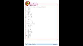 Sederhanakan bentuk-bentuk aljabar berikut. 1. 3b - bx / cx 3c 2. 3. 3
x + 1 4. y 5. 4a 3x 4 2x 6...
