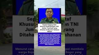 Sepak Terjang Staf Khusus Ksad Brigjen Tni Junior Tumilaar Yang Ditahan Di Rumah Tahanan Militer