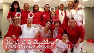 Tqg Remix Salsa Karol G & Shakira Zumba Chorégraphie By Sandra Coach 06