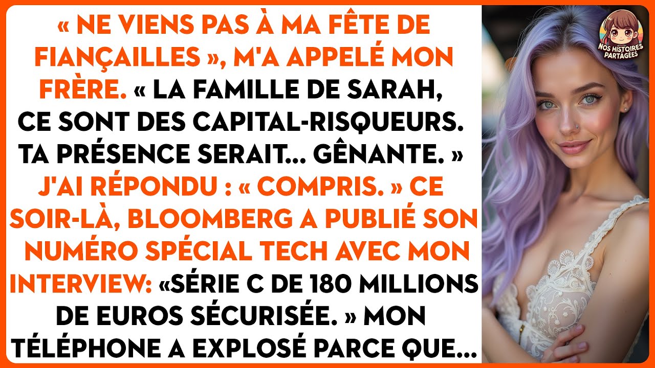 Ma famille me rejette. Mon secret à 180M€ les a fait hurler.