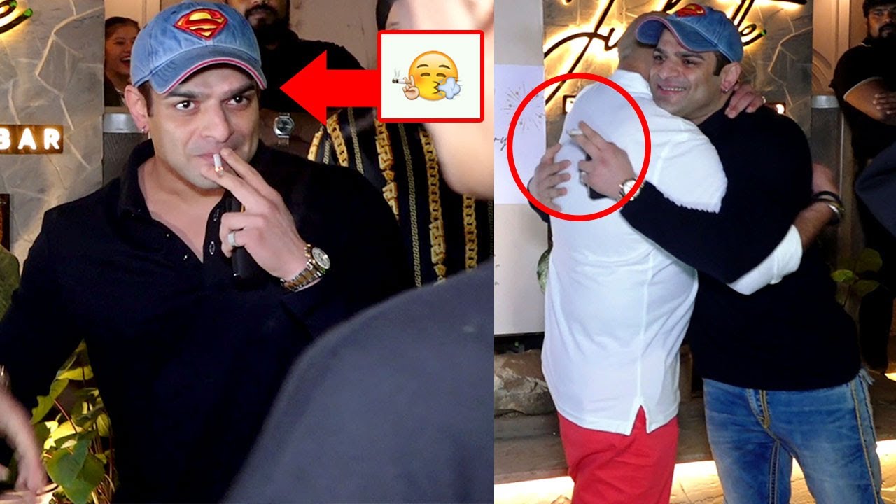Cigarette Makes Karan Patel Looks More HOT Karan Caught Smoking In Public By Media