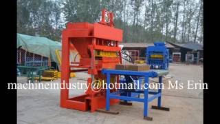 semi automatic interlock/interlocking clay brick making machine
