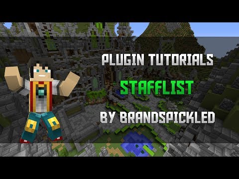 Minecraft Plugin Tutorials - Stafflist