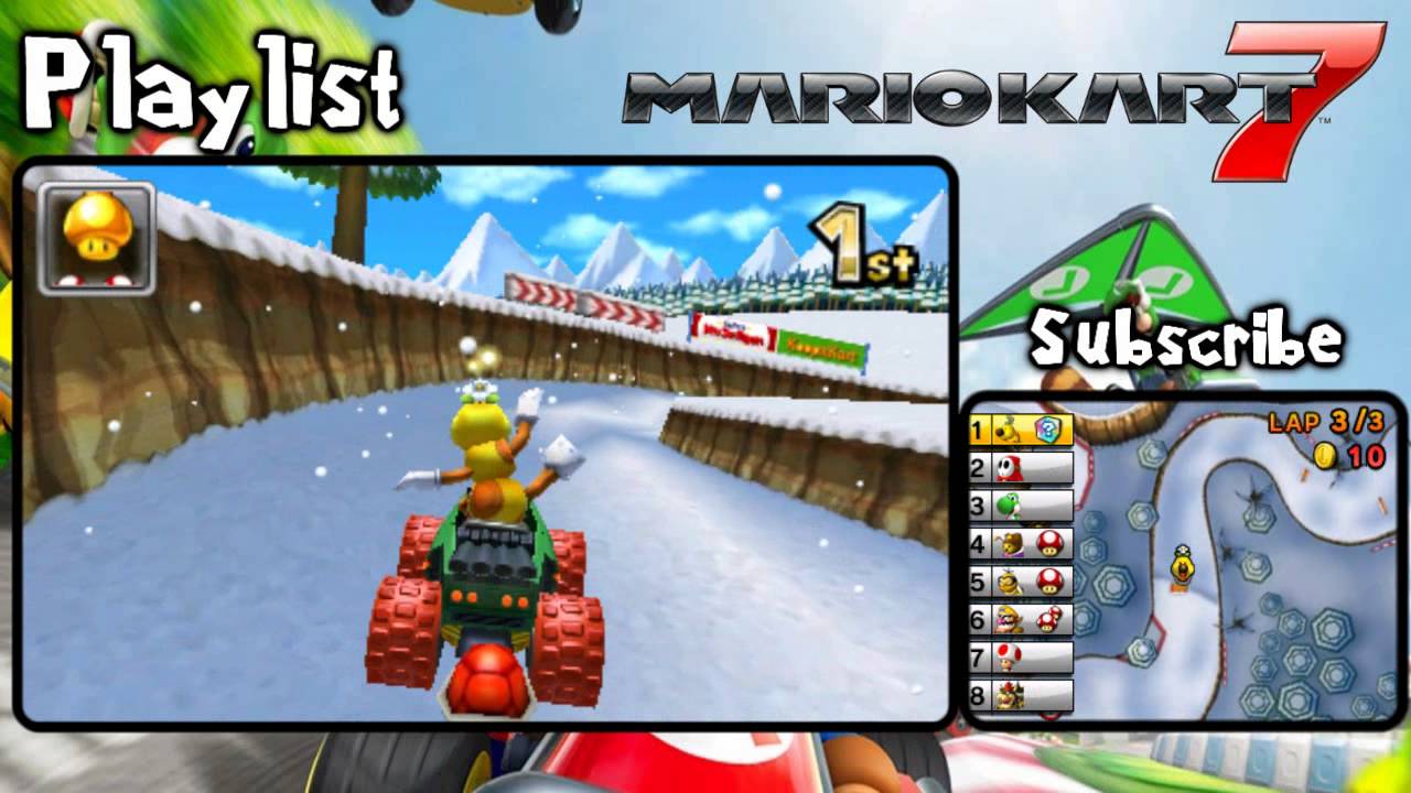 Mario Kart 7 - Leaf Cup 100cc