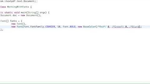 JAVA Programming Tutorial PDF with Java 04 Fonts