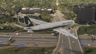 plane rocked by wind at TORONTO airport .mfs2020