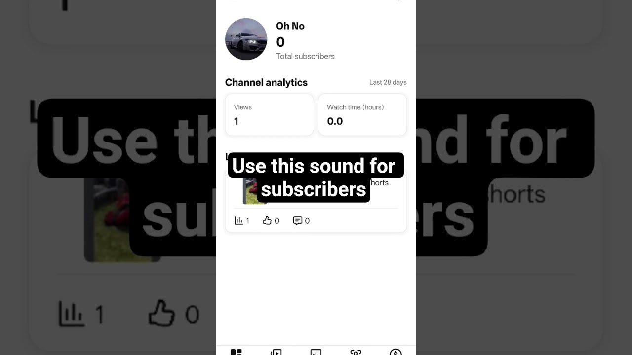 use this sound for subscribers #2