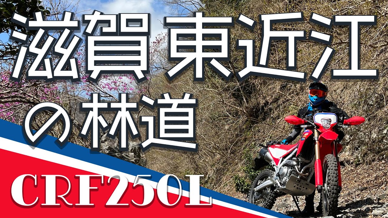 CRF250L MD47 》オフロードツーリング 2022年晩春 滋賀東近江の林道