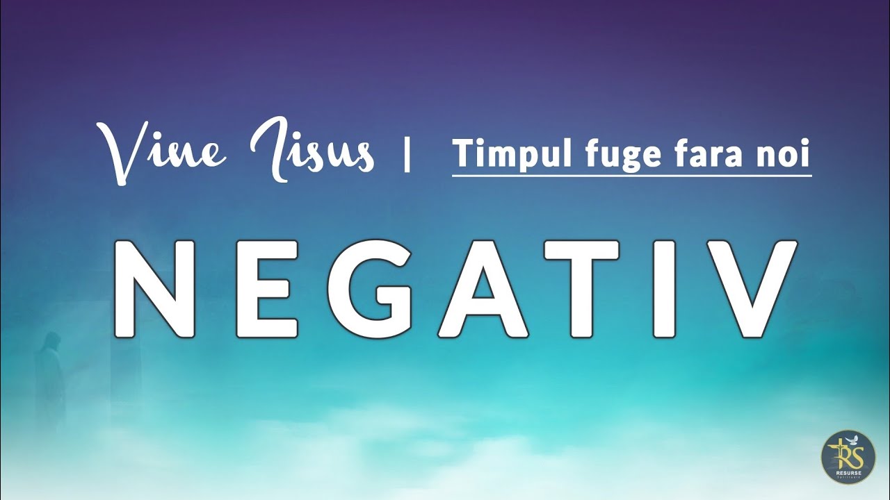 VINE ISUS - NEGATIV ORIGINAL RUGUL APRINS