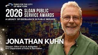 2026 Sloan Public Service Awards | Jonathan Kuhn